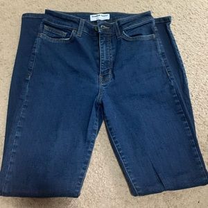 American Apparel highrise blue jeans